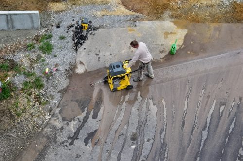 Wacker Neuson Petrol Floor Saw BFS 1345 in action