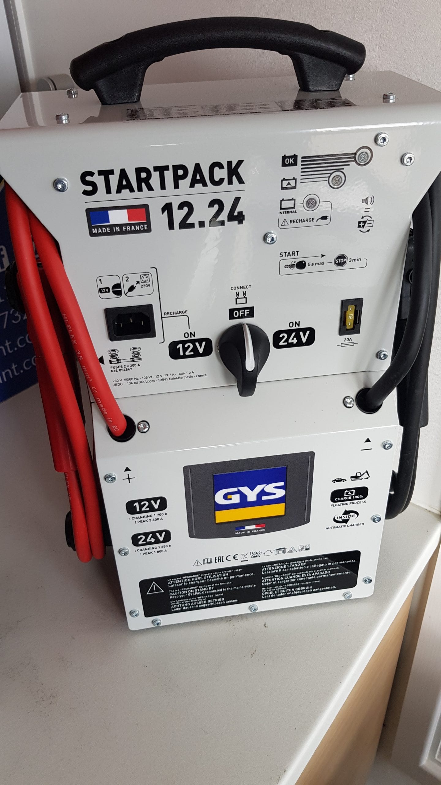 GYS STARTPACK 12.24 12V 24V START PACK